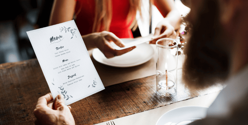 Menu and dining concepts