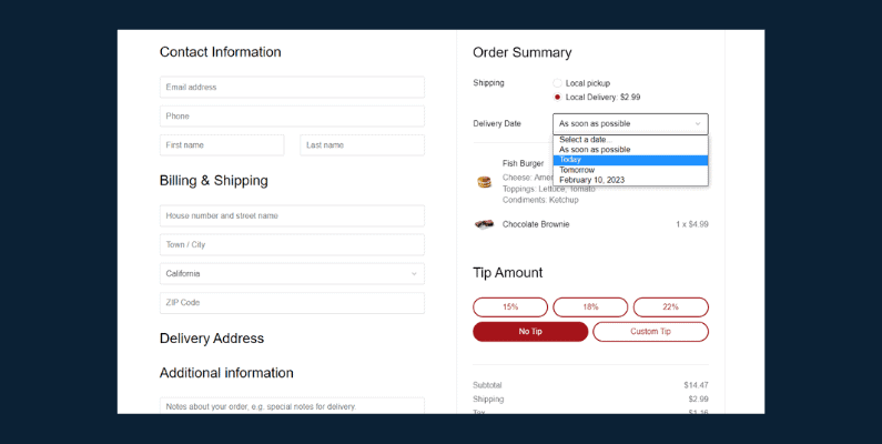 woocommerce delivery date