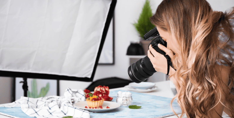 restaurant food photography angles