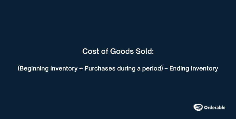 cost of goods sold
