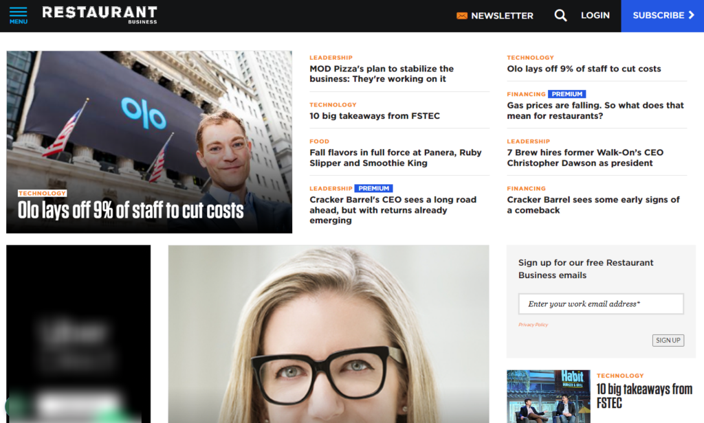 Restaurant Business Magazine