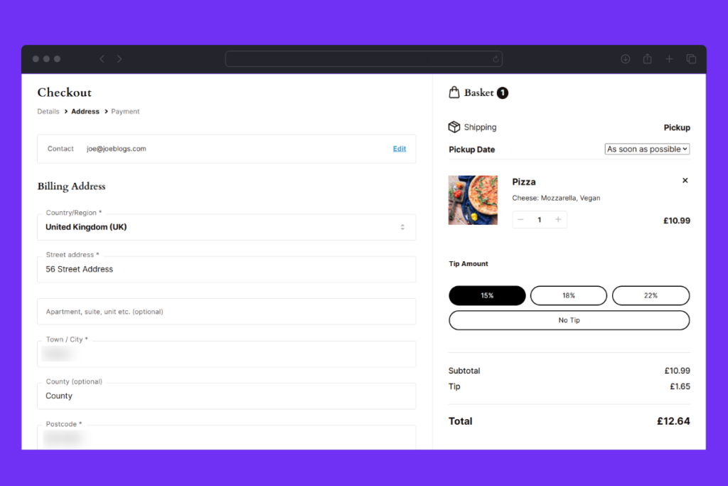 Flux Checkout for WooCommerce Orderable Checkout